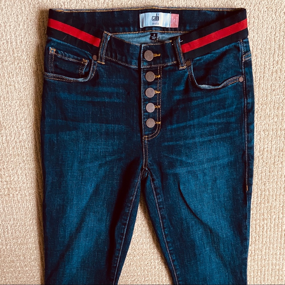 Make Offer Cabi Button Fly 3751 High Rise Jeans - Picture 5 of 9
